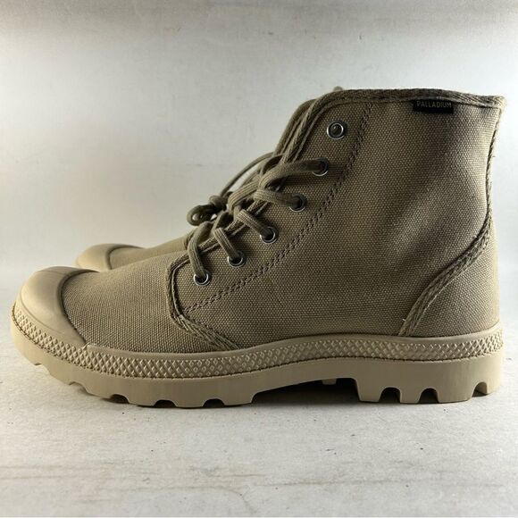 NEW Palladium Pampa Hi Ankle Boots Beige Size Men’s 9.5 Women’s 11 - Picture 5 of 8
